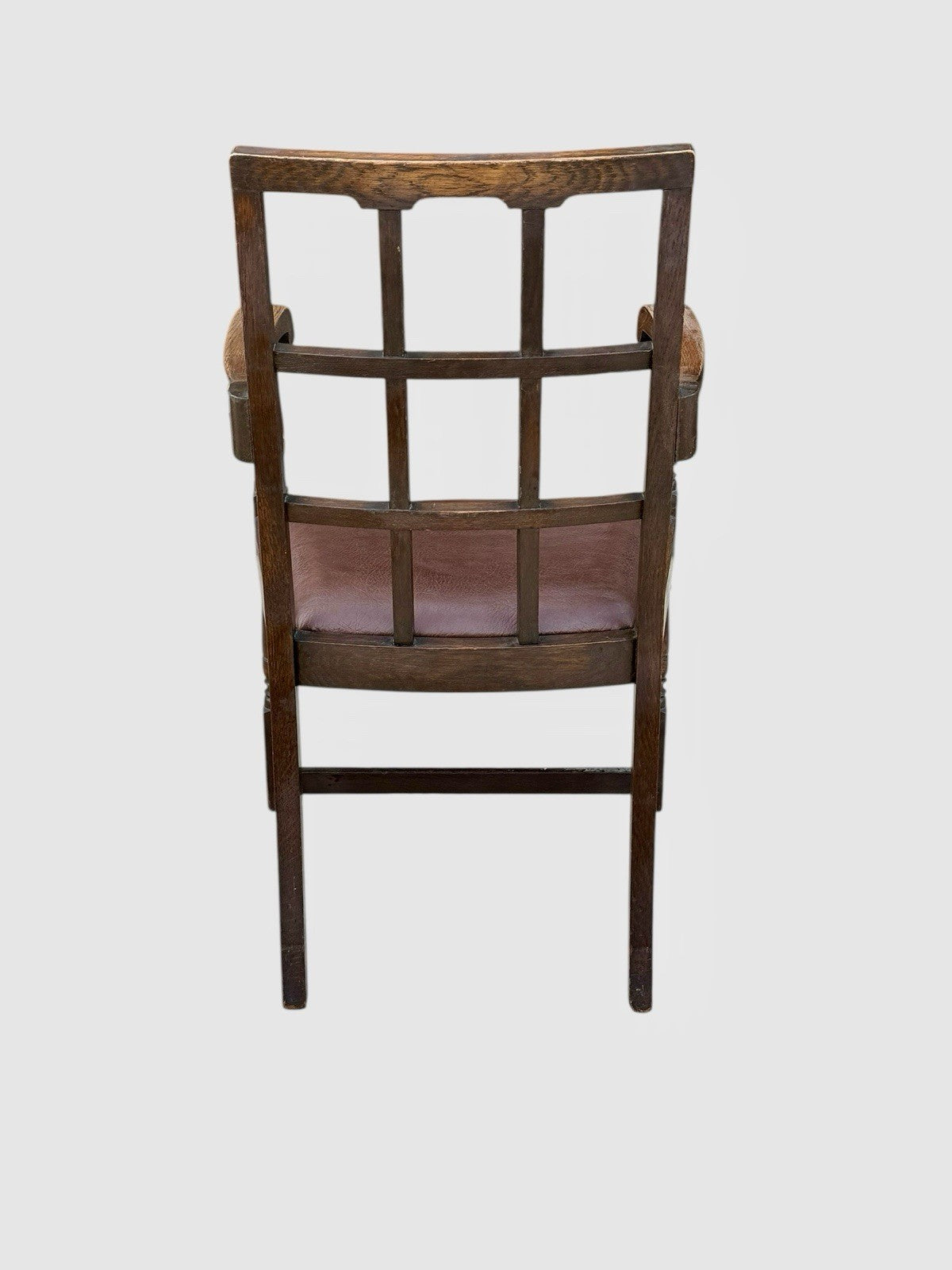 Antique Heals Style Oak Armchair Arts & Crafts Lounge Chair Early 20th C