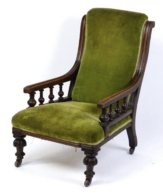 Victorian Mahogany Armchair 