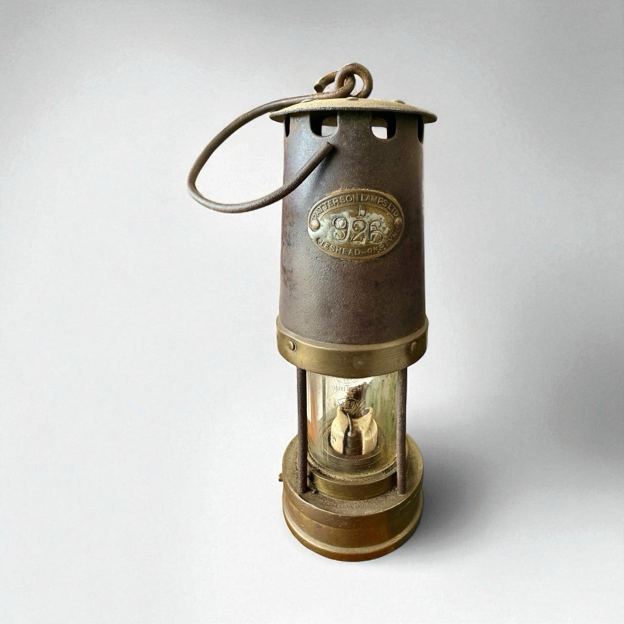 Patterson Gateshead  On Tyne Tyne  B.7 Miners Lamp