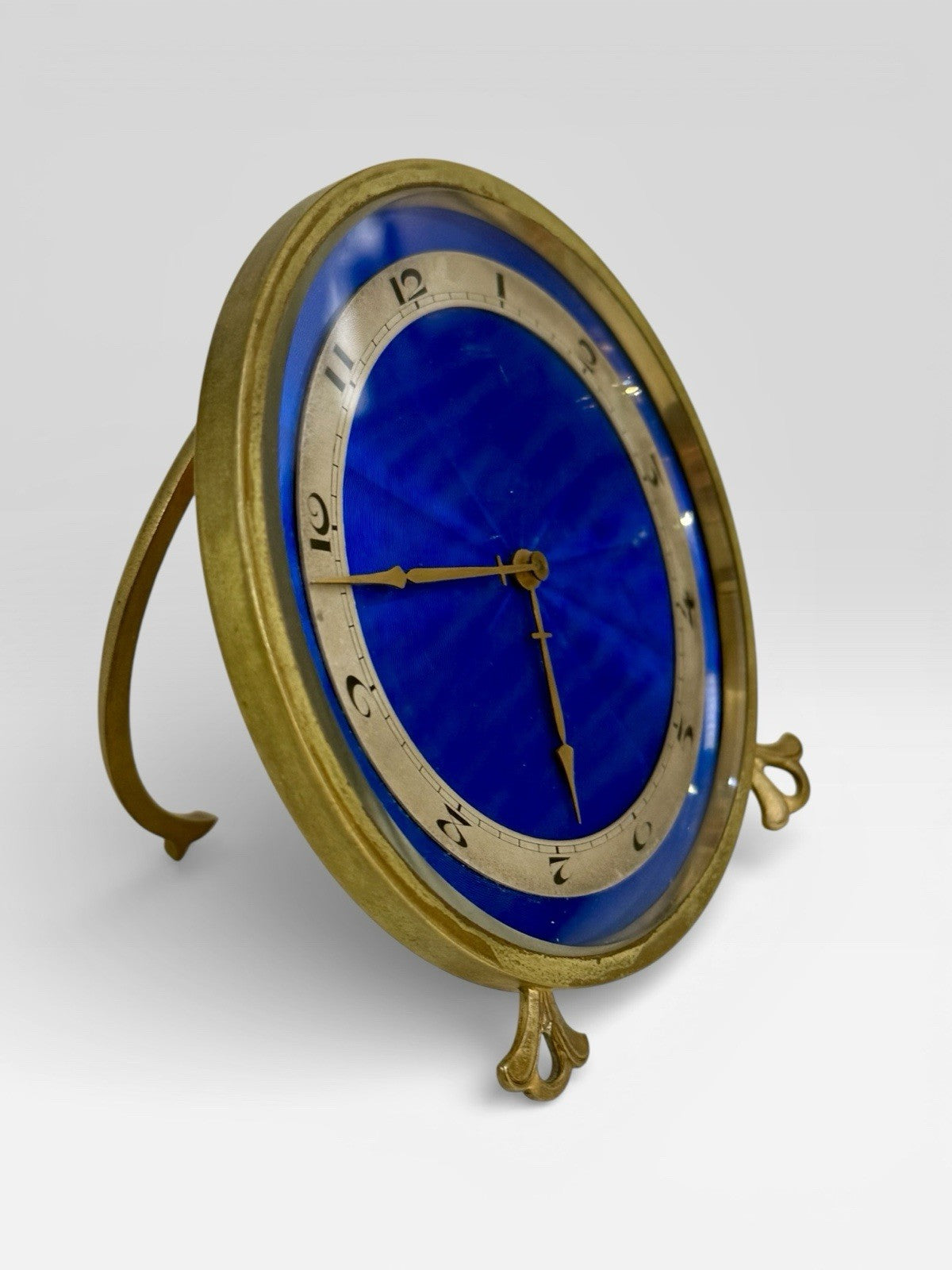 Antique Art Deco Mantel Clock Mechanical Vintage 1920s 1930s
