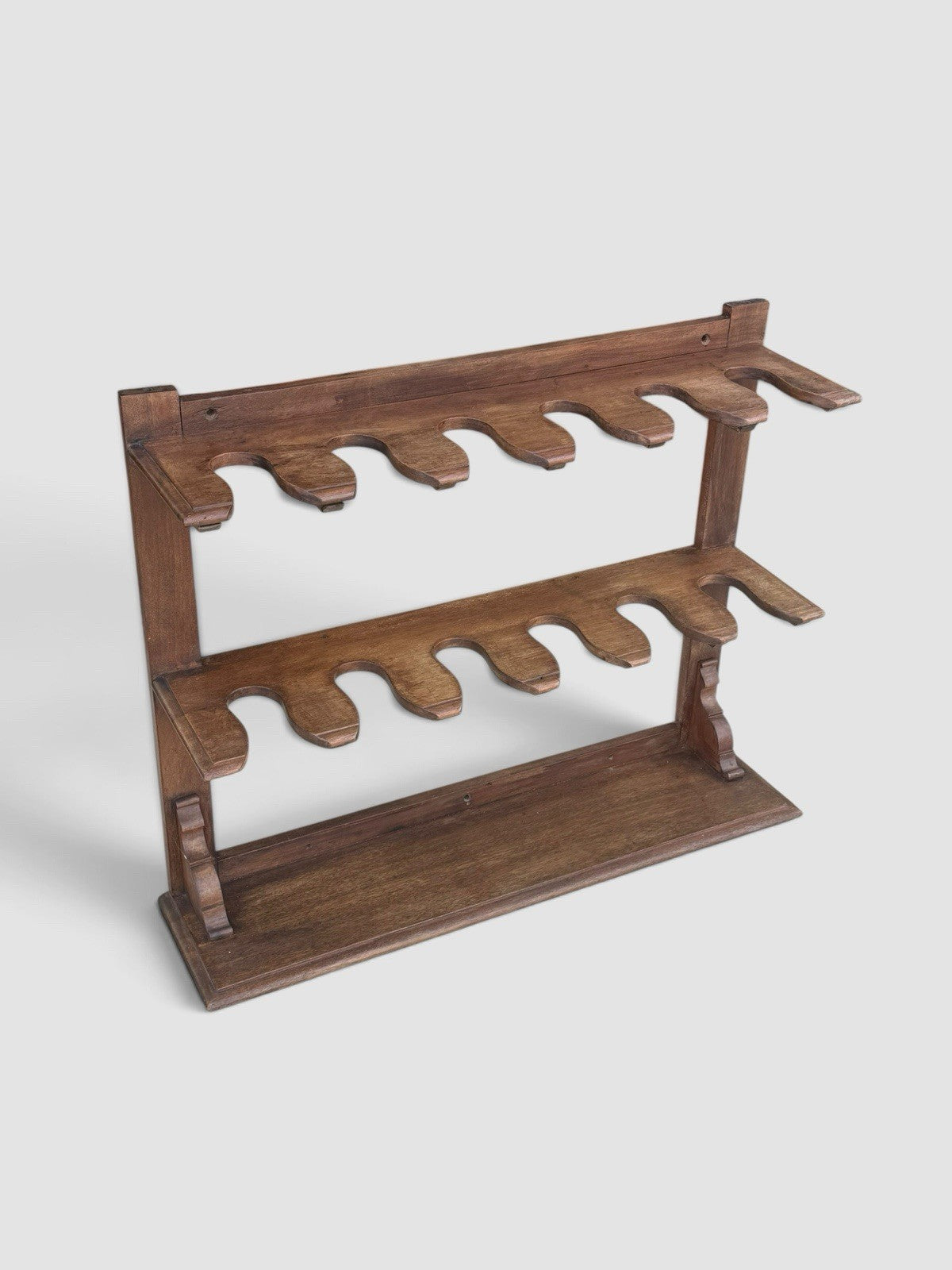 Antique 19th Century Mahogany Boot Rack Victorian Hallway Shoe Stand
