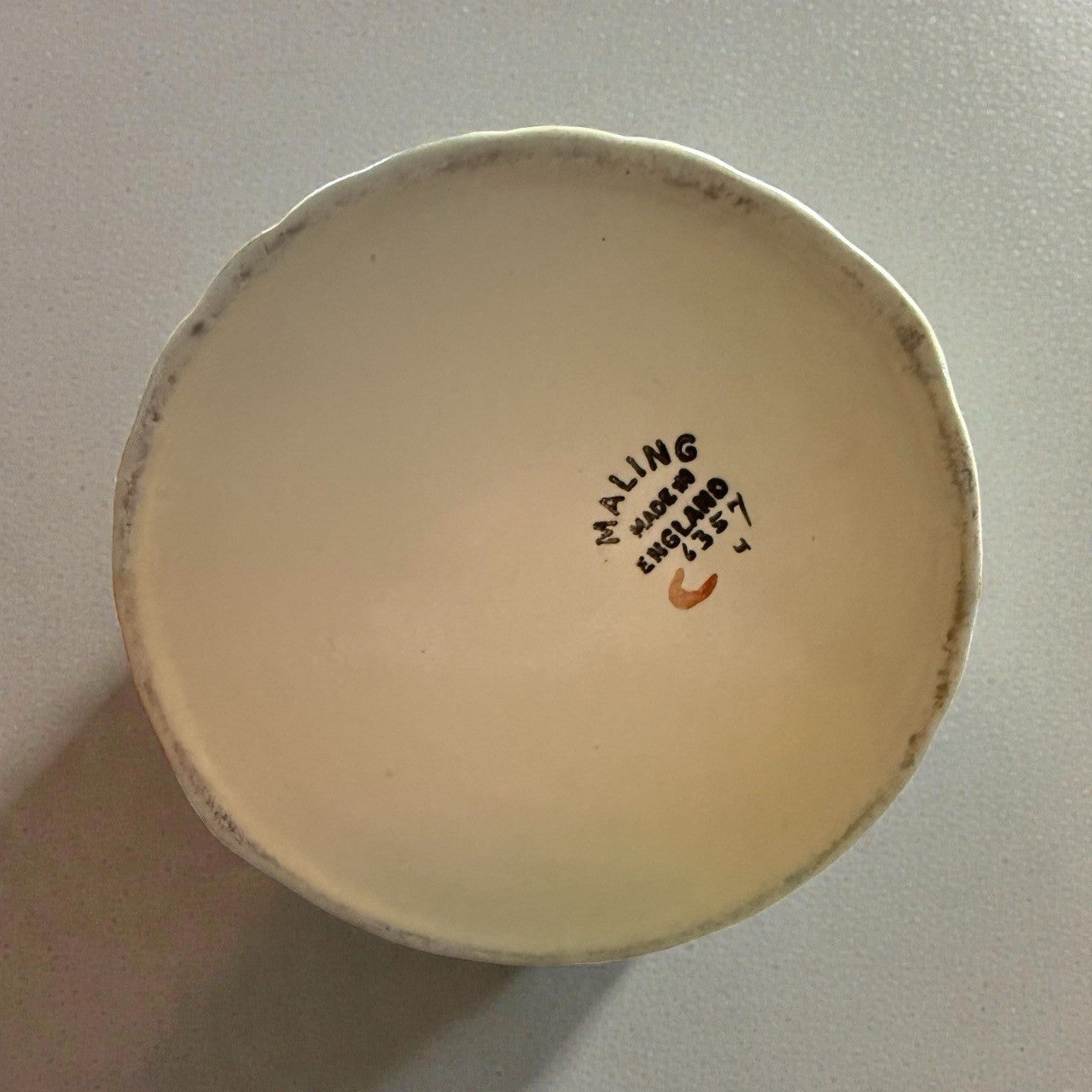 Vintage Maling Art Deco Bamboo Jug Hand Painted