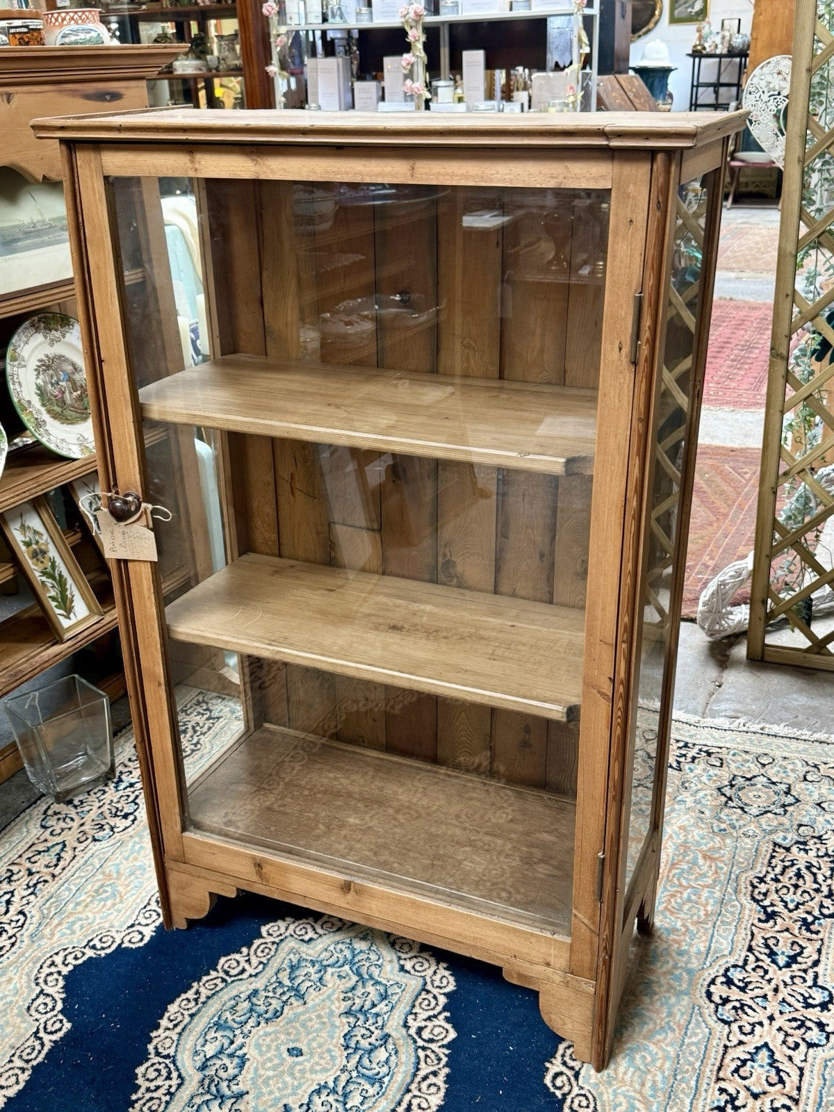 Antique Victorian Pine Cupboard 