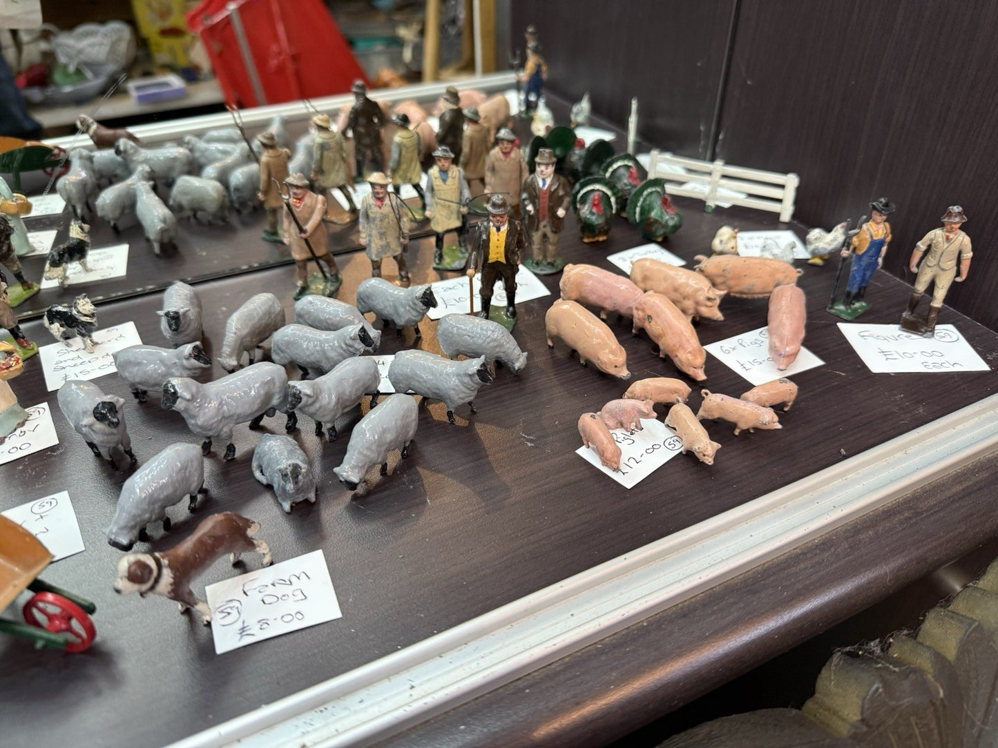 Vintage Lead Metal Farm Animal Figures Britains Joblot Over 110 Items