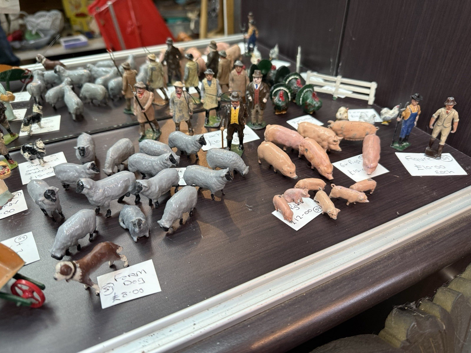 Vintage Lead Metal Farm Animal Figures Britains Joblot Over 110 Items