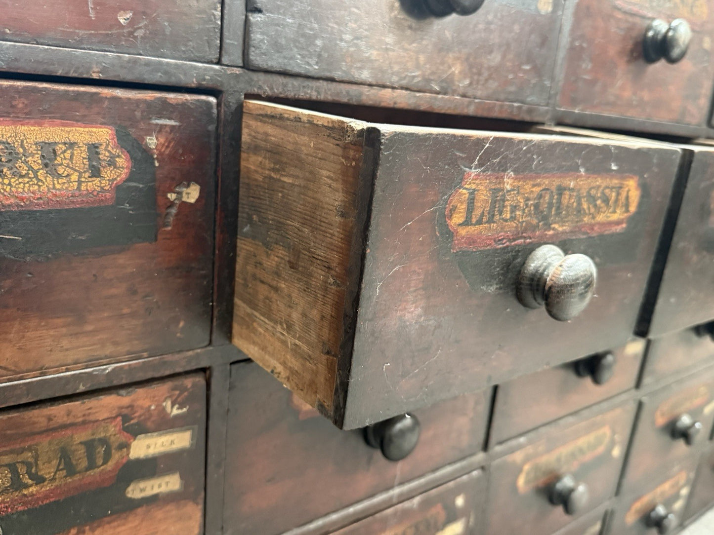 Victorian Apothecary Cabinet Antique Chemist Medicine Drawers Cupboard