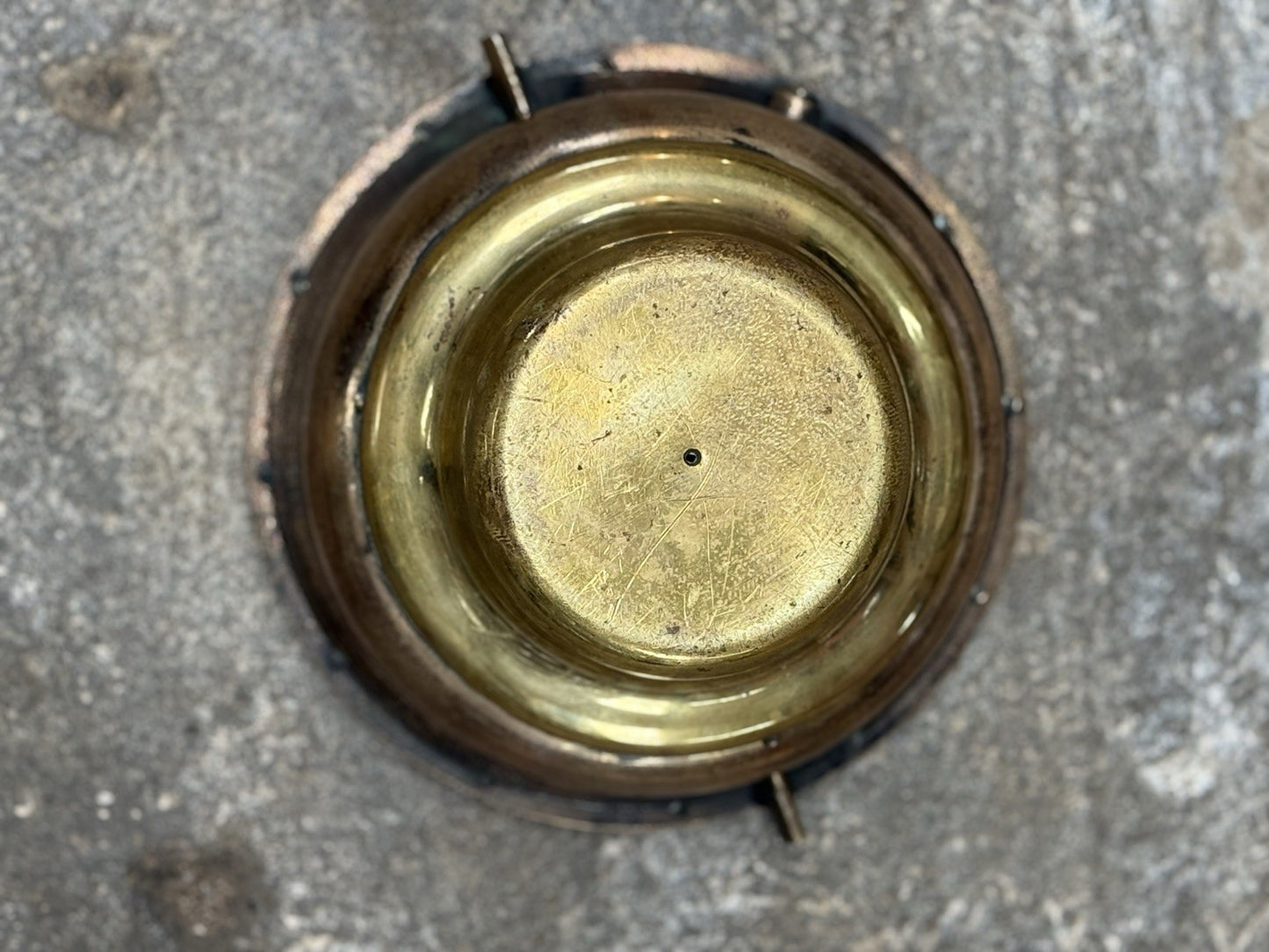 Antique Brass Ship’s Compass Maritime Nautical Navigation Instrument, Vintage