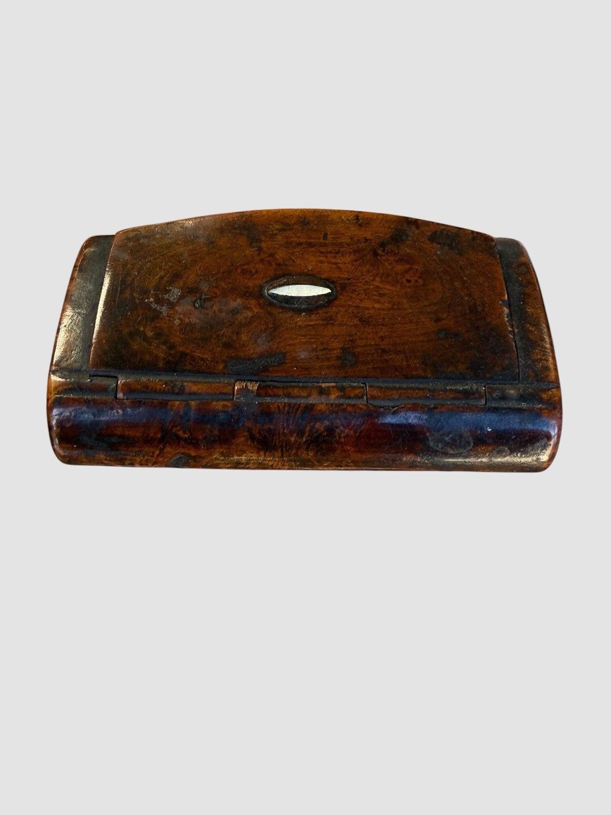 Antique Treen Snuff Boxes Collection 19th Century Wooden Tobacco Boxes