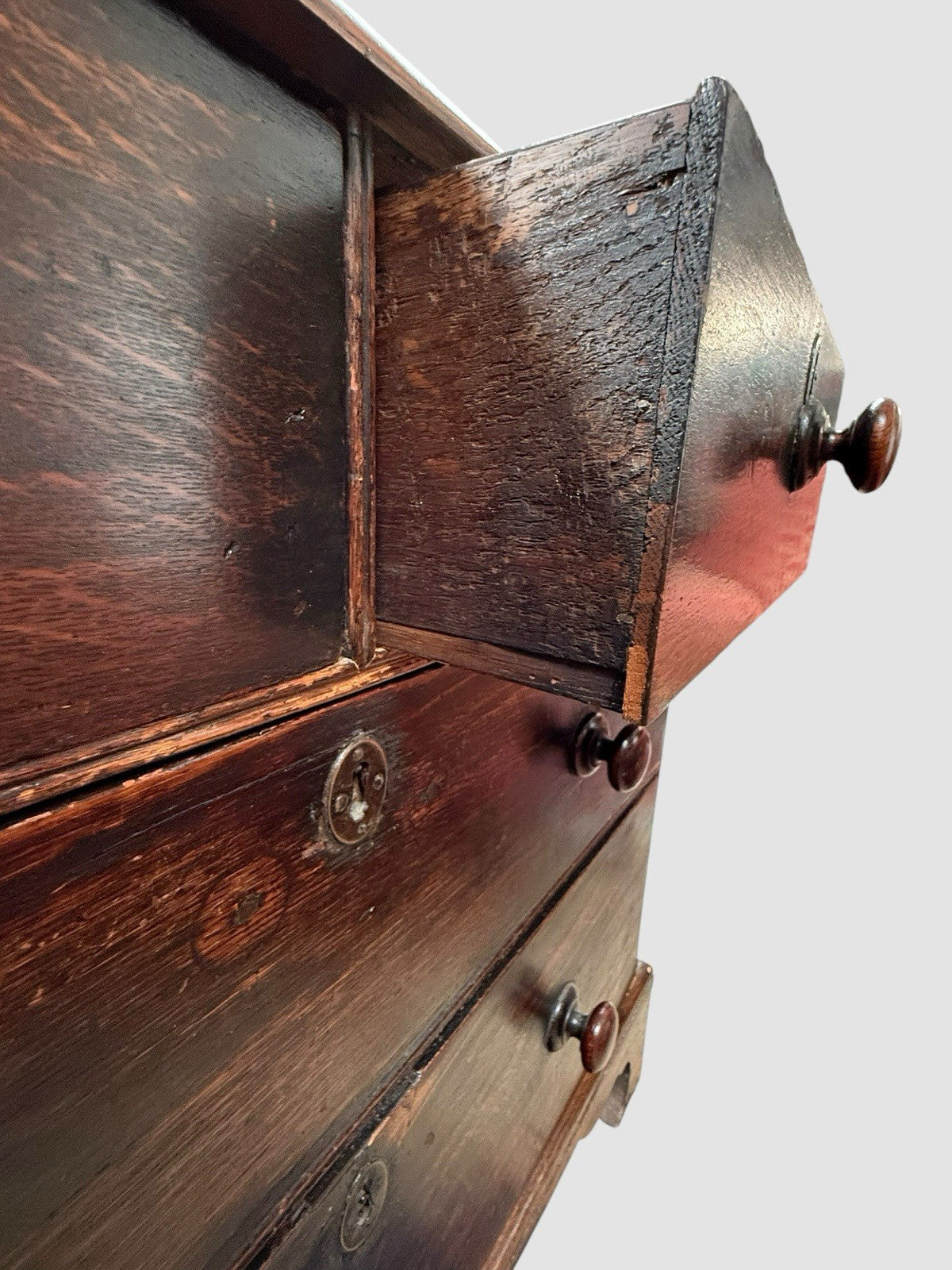 Antique Georgian Oak Chest of Drawers 18th Century English Furniture