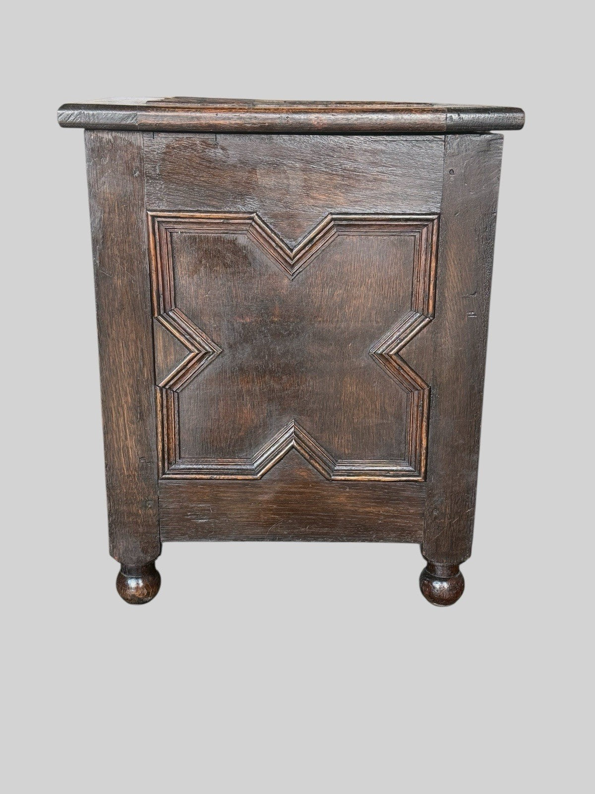 Antique Oak Coal Box c1850 with Original Metal Liner Victorian