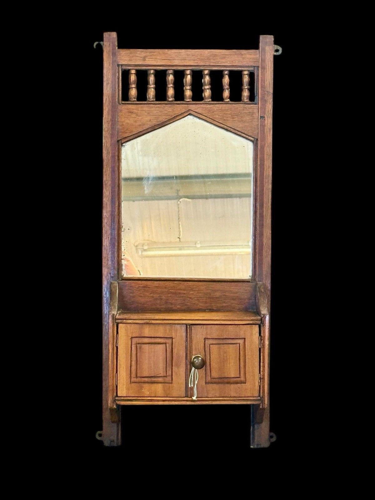 Antique Hall Wall Unit