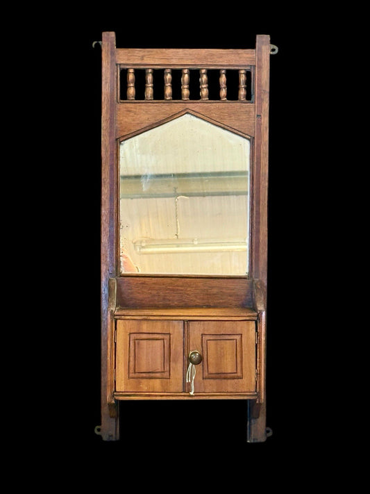 Antique Hall Wall Unit