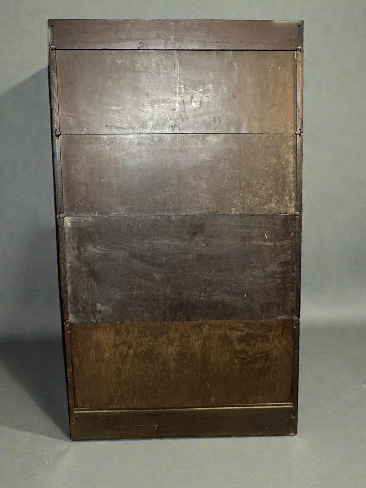 Antique Globe Wernicke Style Barristers Bookcase  Vintage Storage