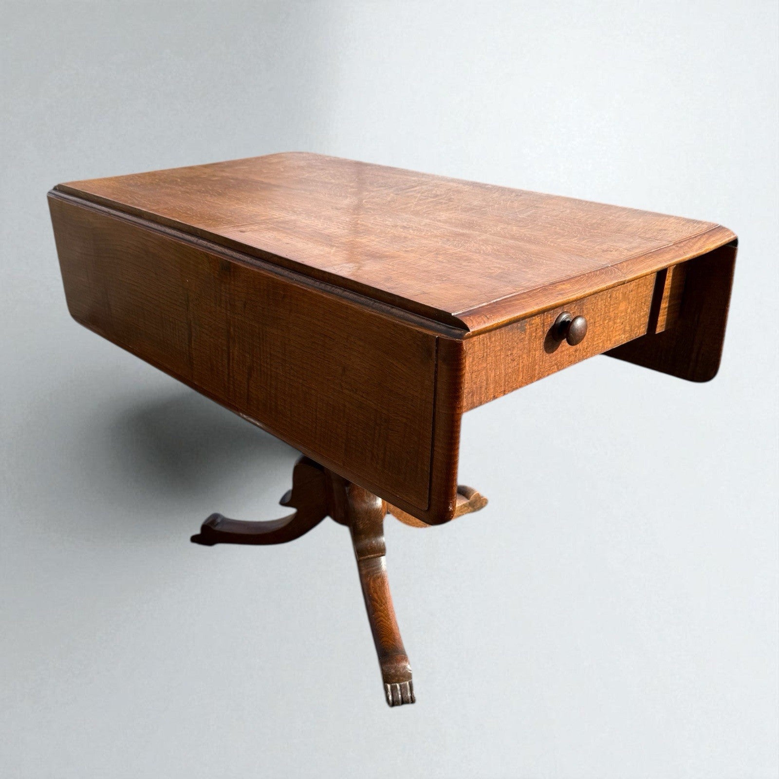 Antique Oak Drop Leaf Table