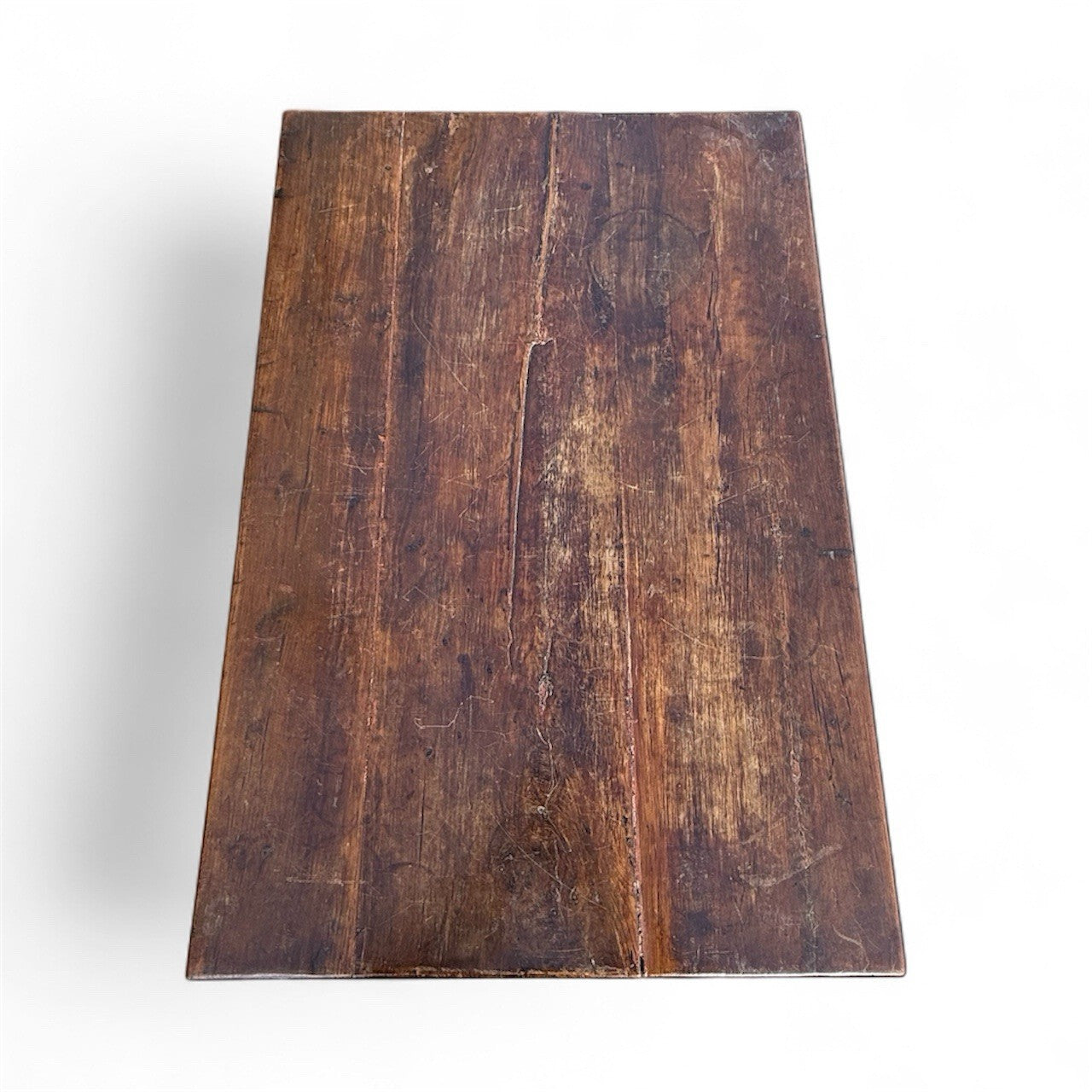 Antique Georgian Yew Wood Side Table