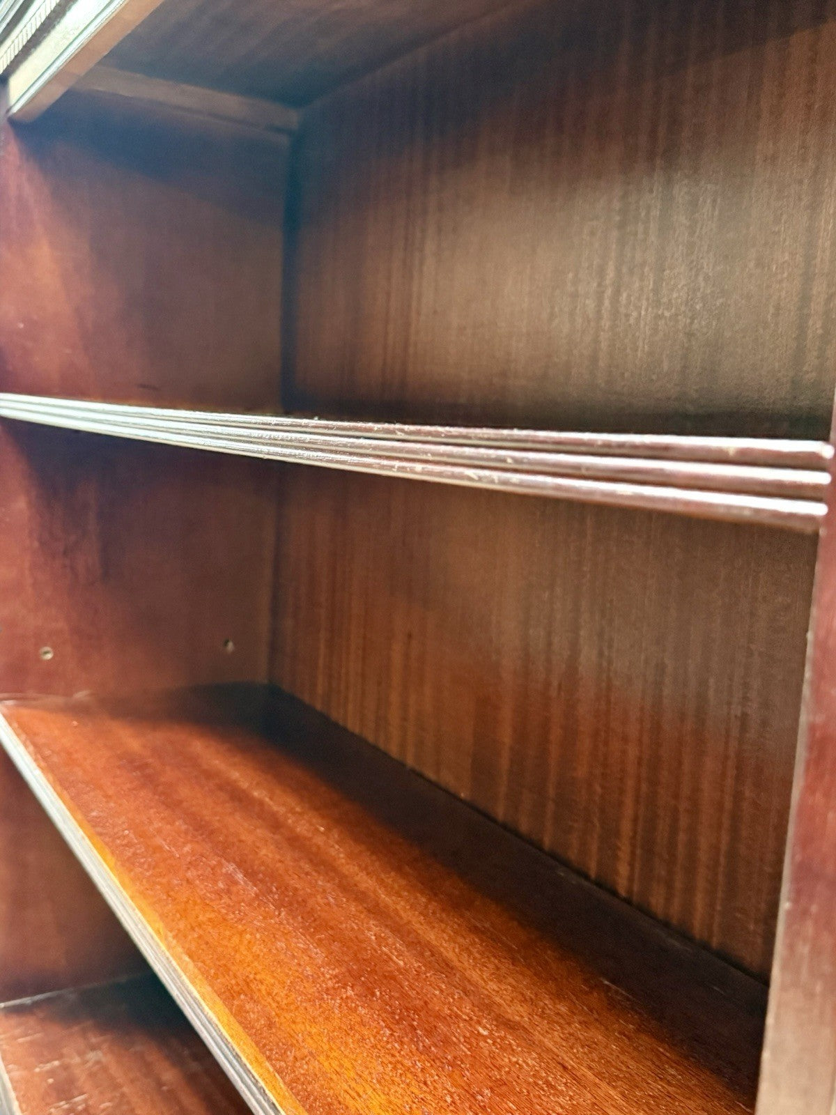 Vintage Solid Wood Bookcase Open Shelving Display Cabinet Rustic Storage Unit