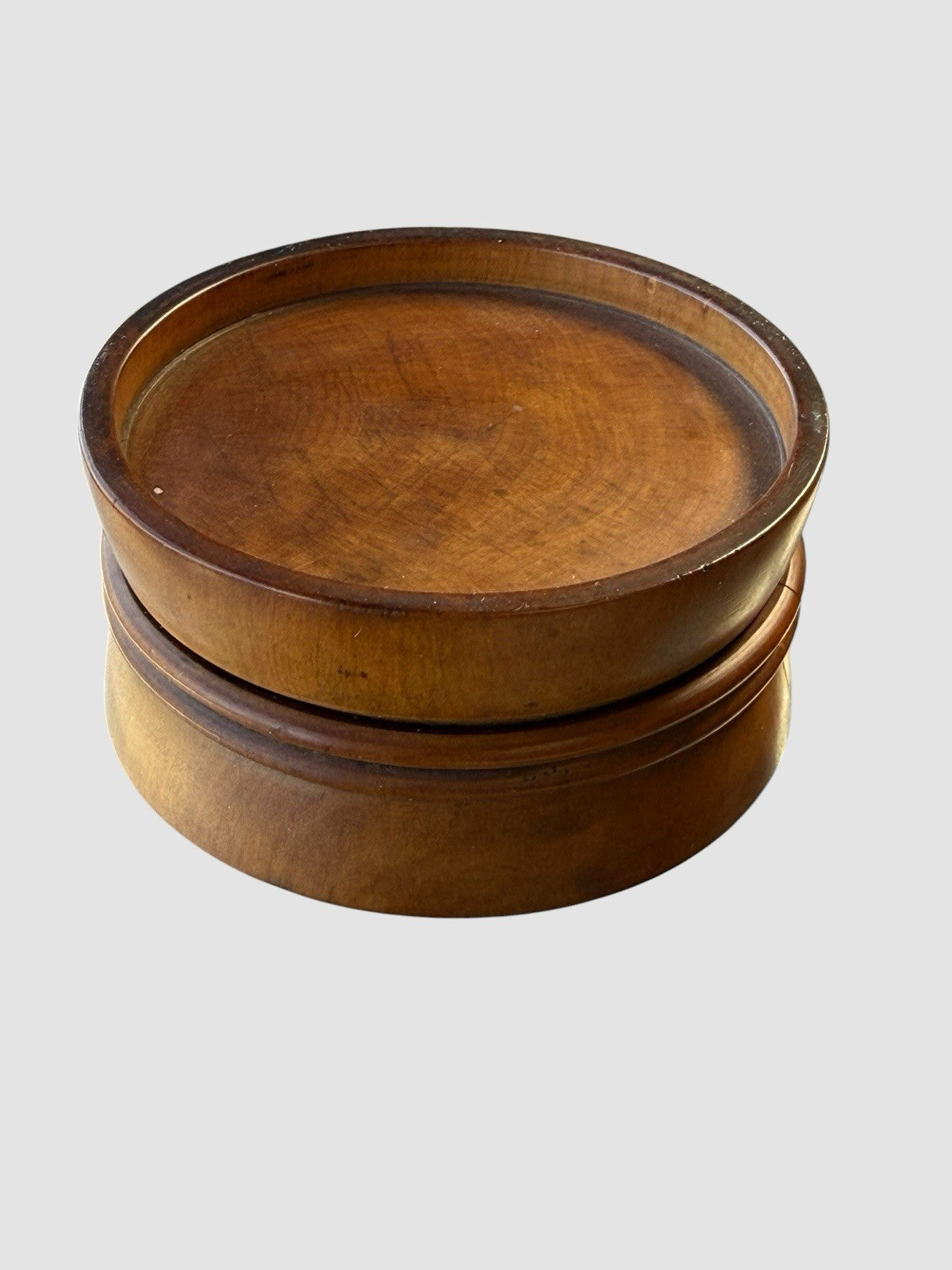 Antique Ayrton & Saunders Boxwood Pill Rounder Treen Apothecary Tool