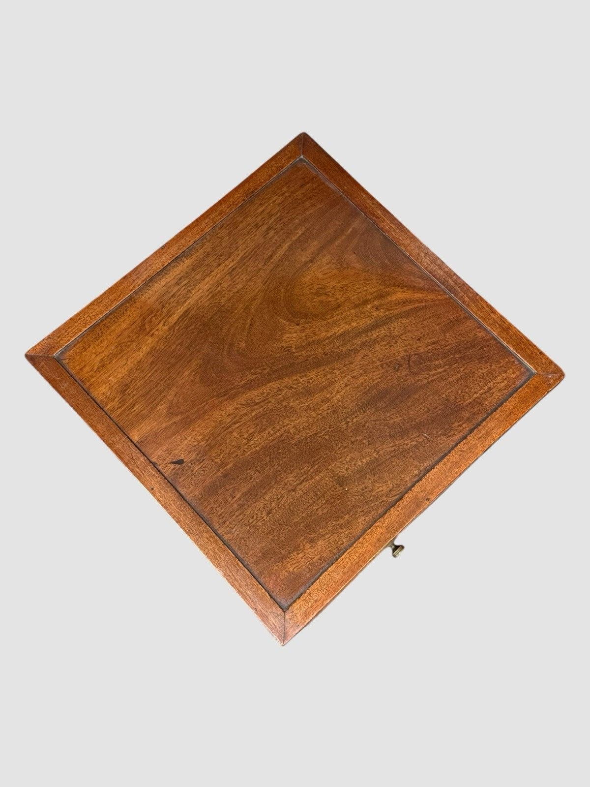 Antique Victorian Mahogany Washstand Side Table Single Drawer Tier Stand 19th C