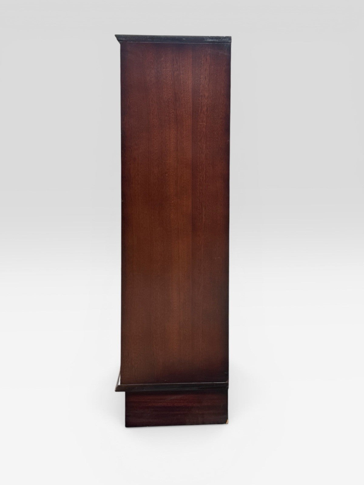 Vintage Solid Wood Bookcase Open Shelving Display Cabinet Rustic Storage Unit
