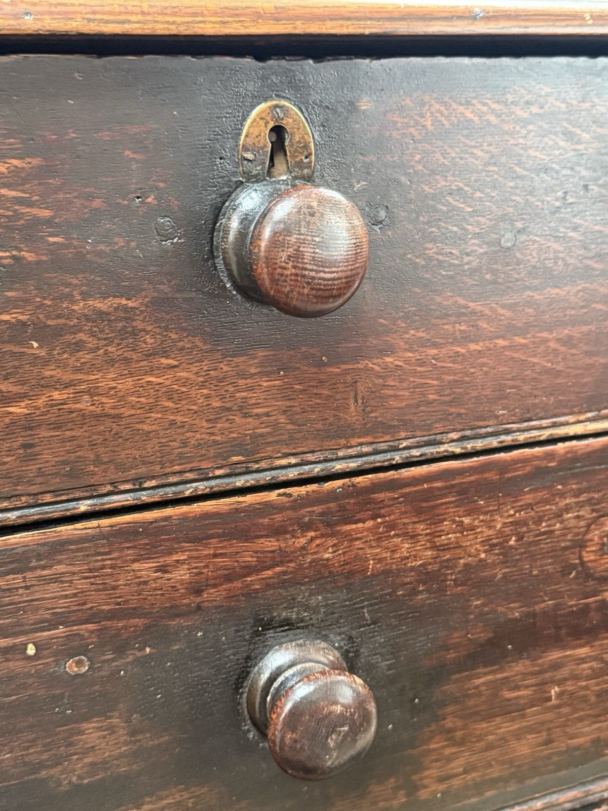 Antique Georgian Oak Chest of Drawers 18th Century English Furniture