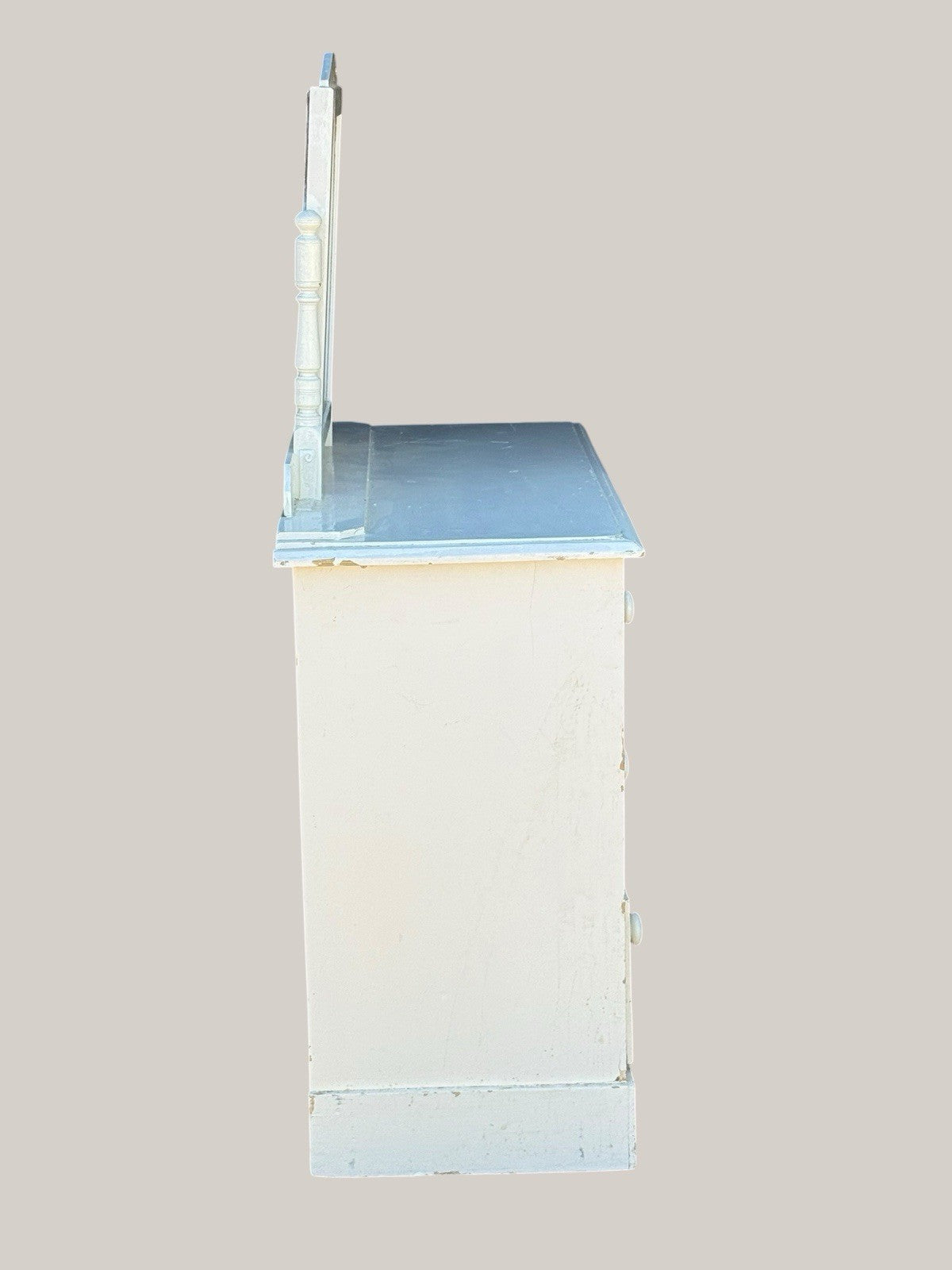 Antique Victorian Pine Painted Dressing Table Rustic Vintage Furniture