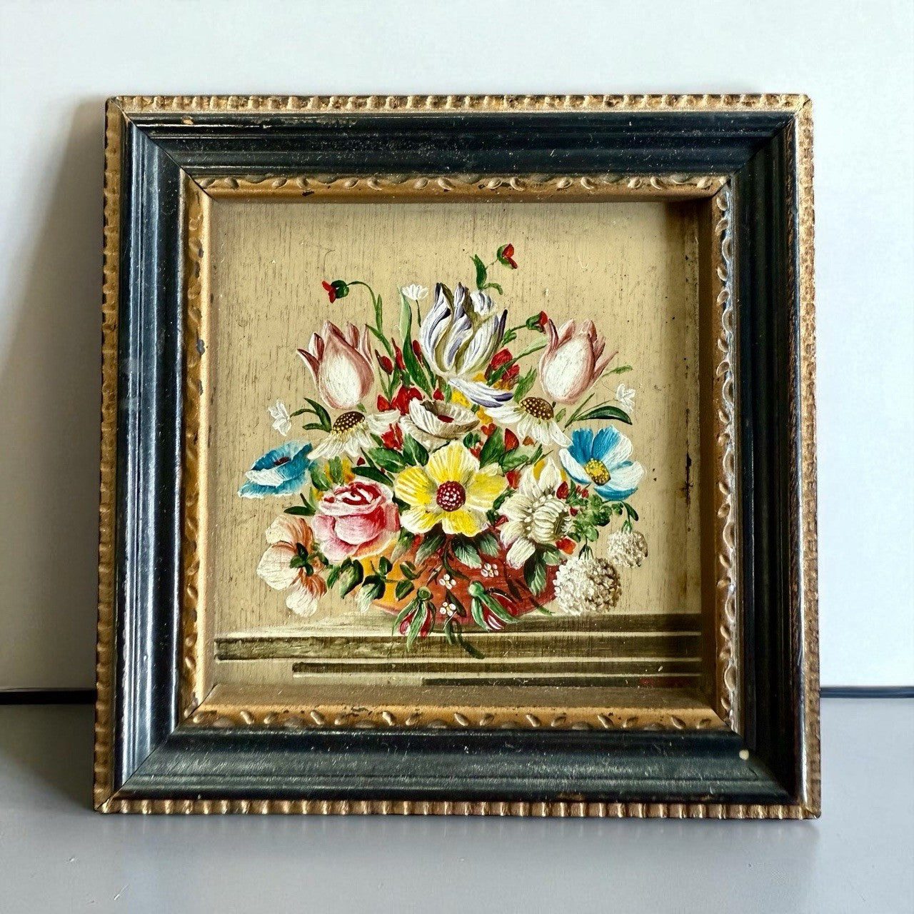 Eric Hayward-Young Oil On Board Pair Of Miniture Still Life Studies