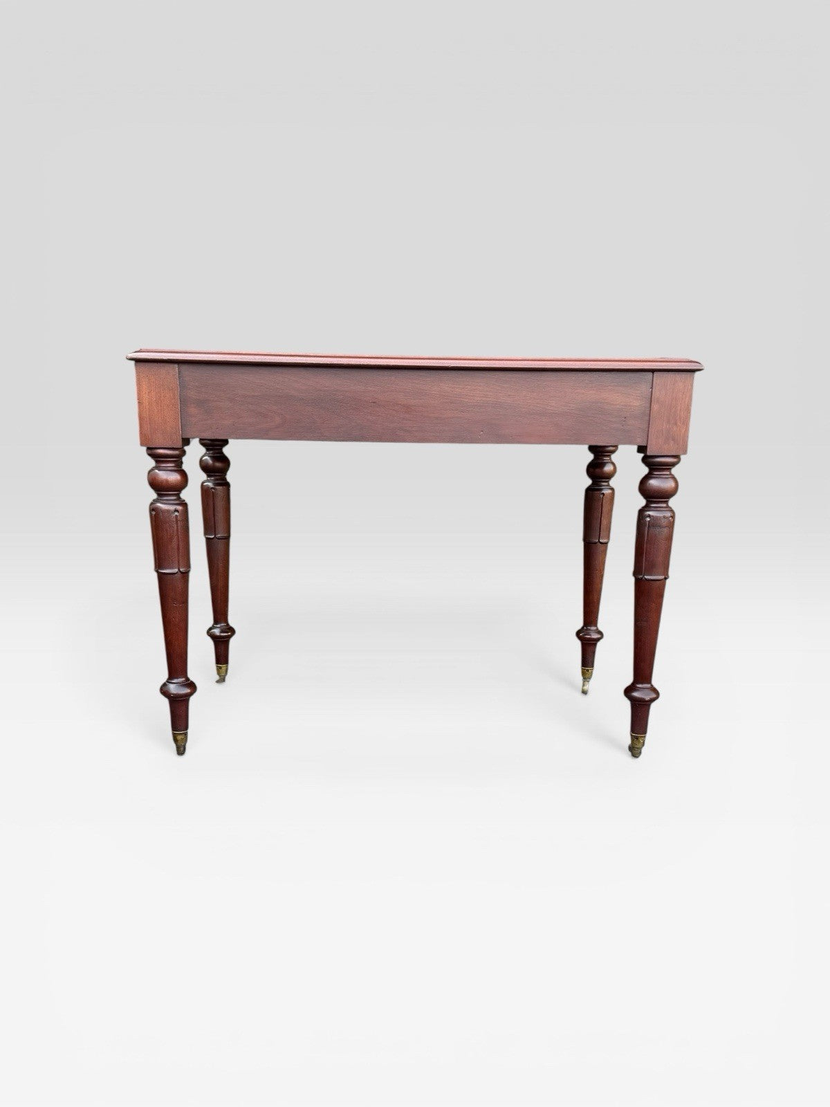 Antique Mahogany Side Table by J A Mein Edinburgh Cabinet Maker Victorian