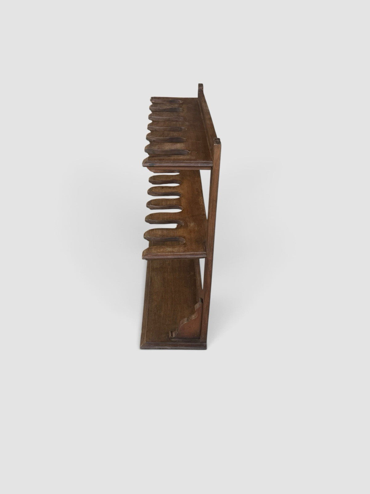 Antique 19th Century Mahogany Boot Rack Victorian Hallway Shoe Stand