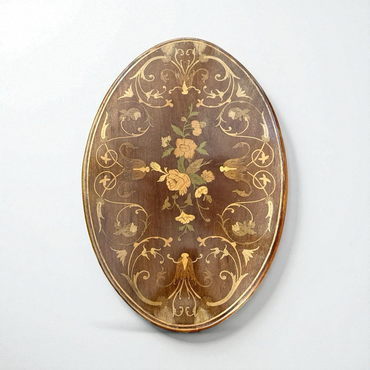 Victorian Inlaid Occasional Pedestal Table
