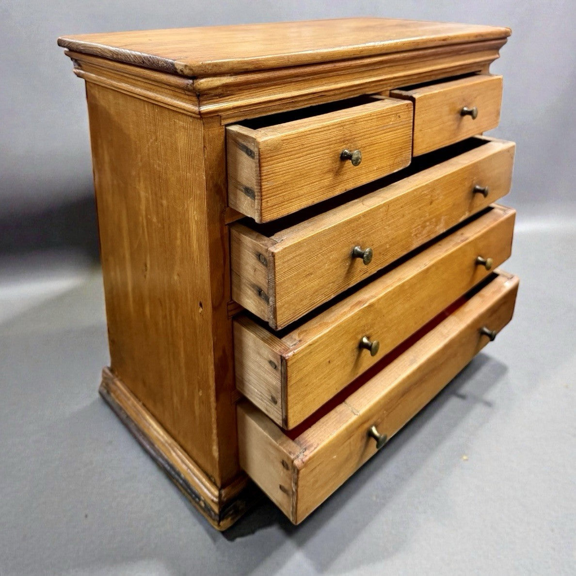 Vintage Wooden Collectors Drawers Cabinet Storage Chest Display Unit