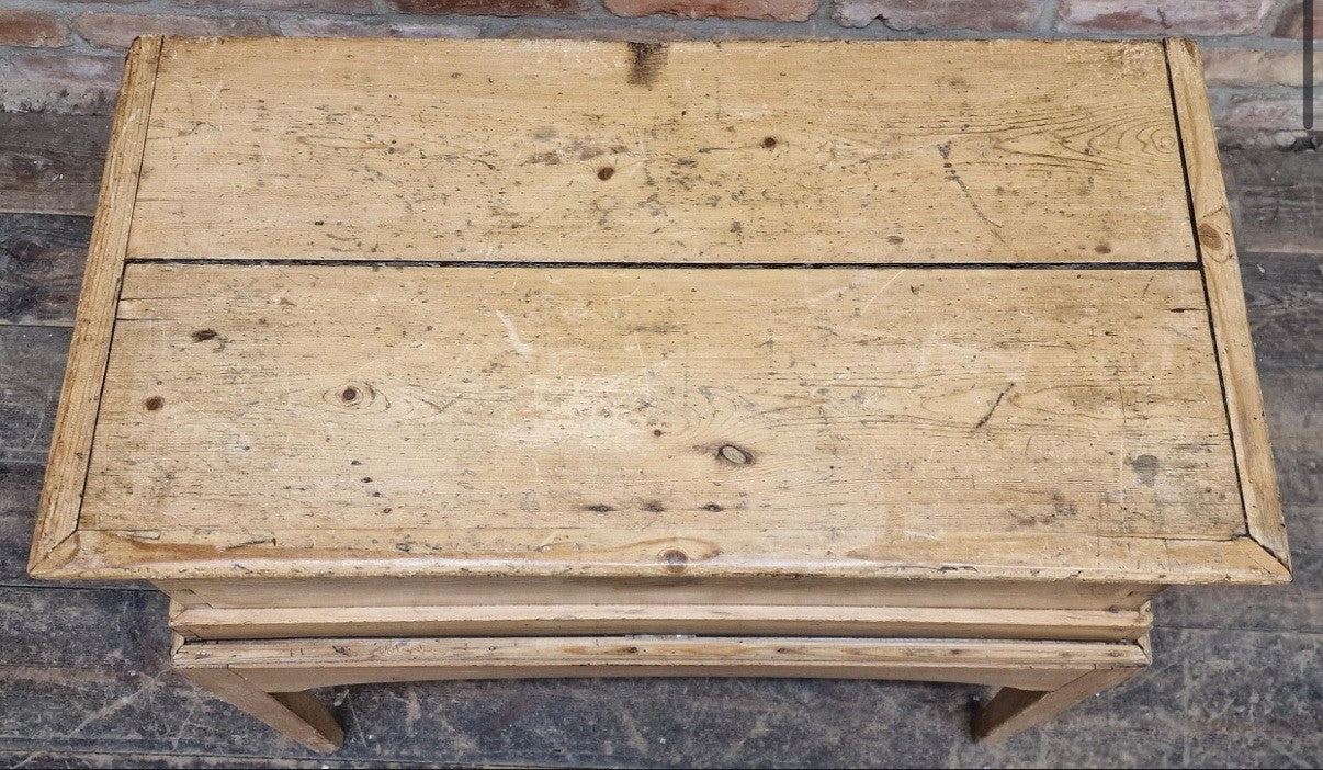 Victorian Stripped Pine Honesty Box 