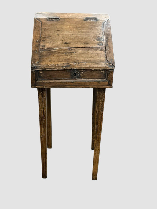 Antique Scratch Built Bible Box Wooden Folk Art Primitive Storage Chest