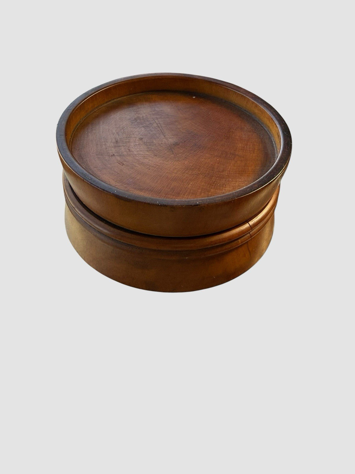Antique Ayrton & Saunders Boxwood Pill Rounder Treen Apothecary Tool