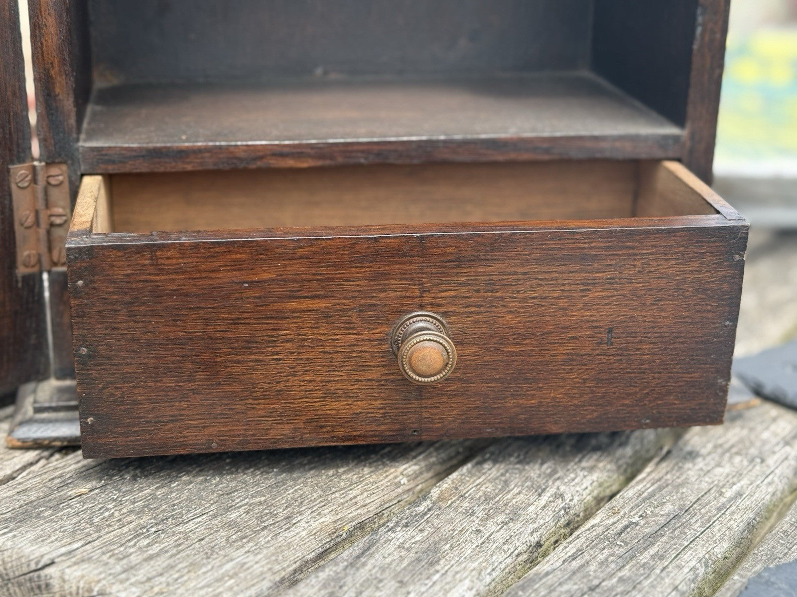 Antiques Smokers Pipe Cabinet