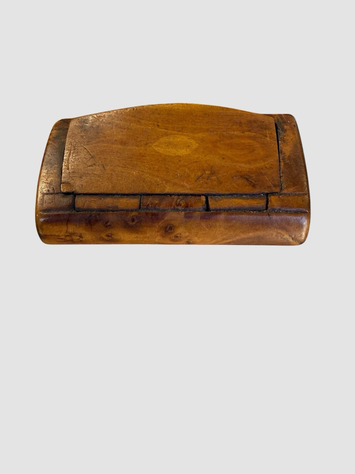 Antique Treen Snuff Boxes Collection 19th Century Wooden Tobacco Boxes