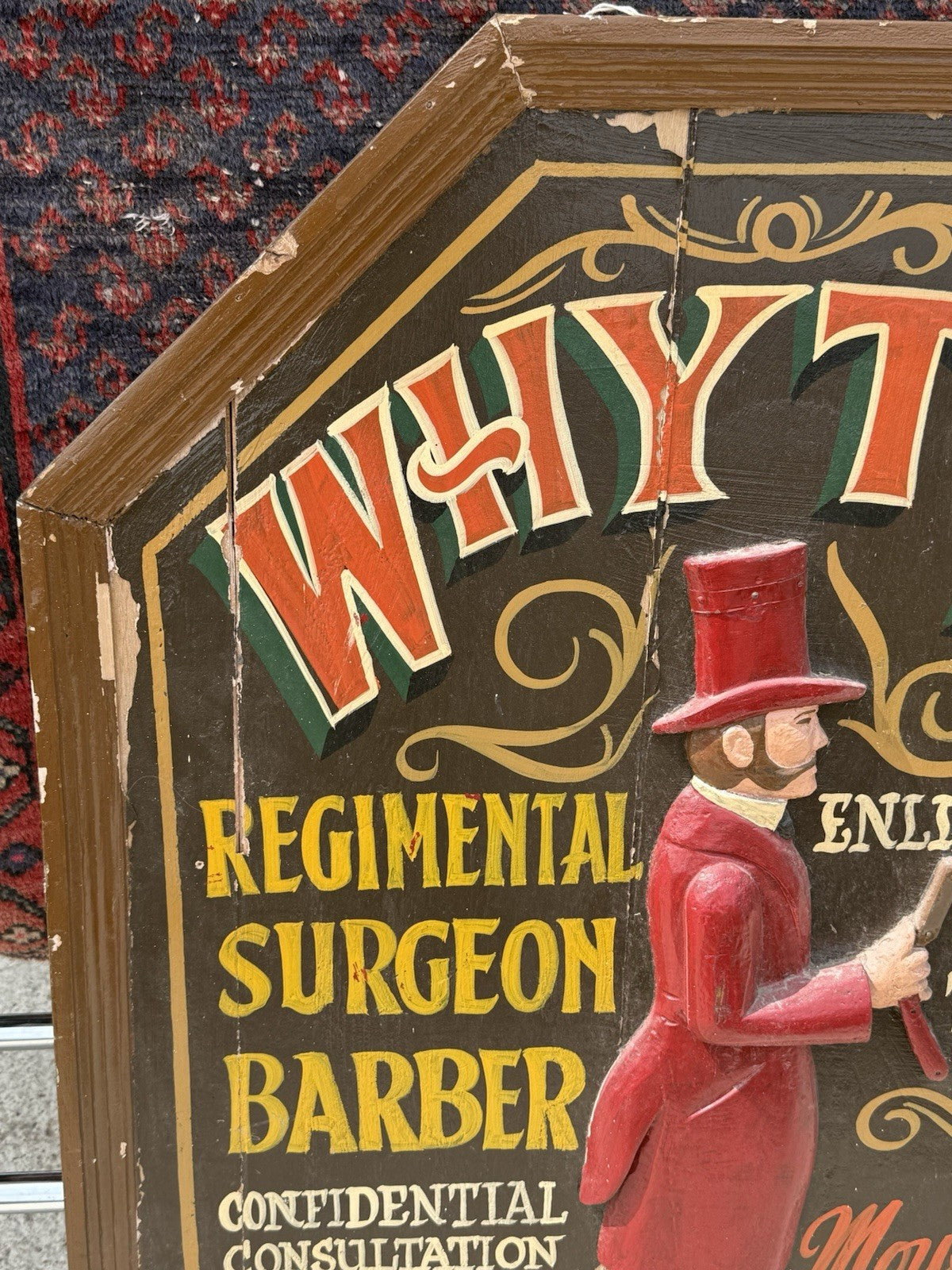 Vintage Barber Sign