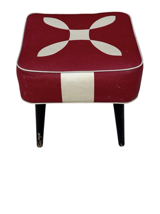 retro footstool vintage