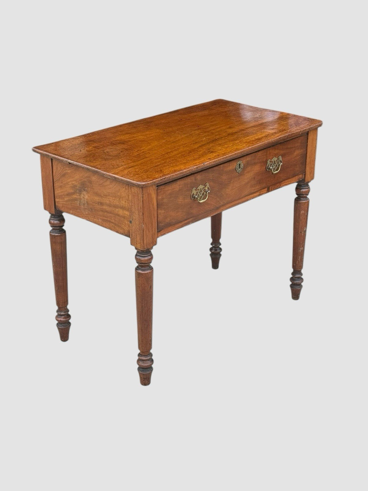 Georgian Mahogany Lowboy Writing Desk Antique 18th Century Drawer Storage