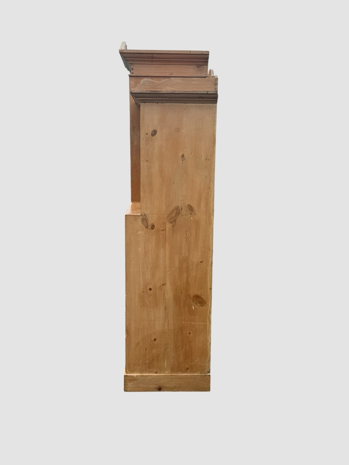 Antique Victorian Pine Wardrobe Rustic Country Armoire Storage Cabinet