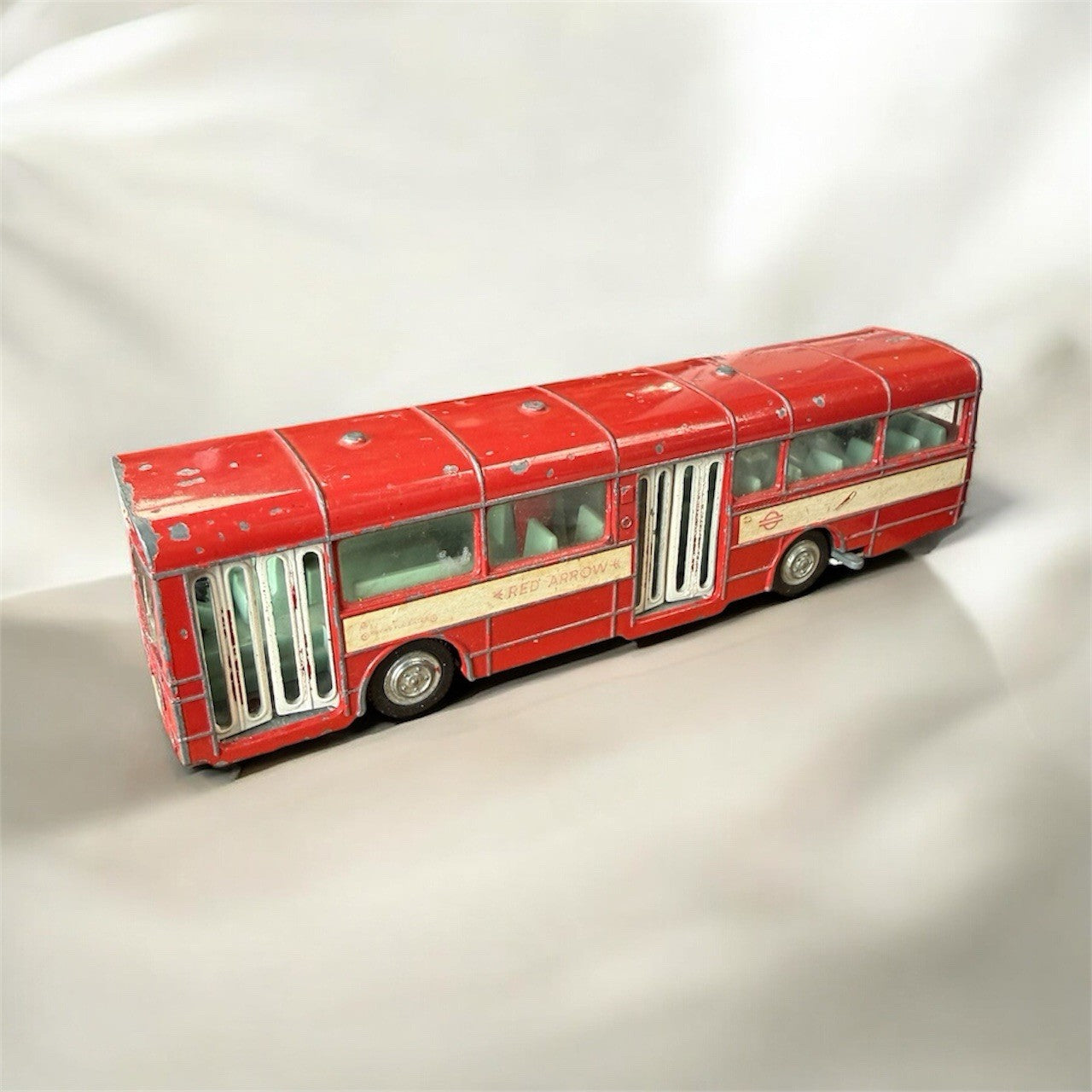 Dinky Toys AEC Single Deck Bus, No 283, 1971, Original, Complete, Red, Rare
