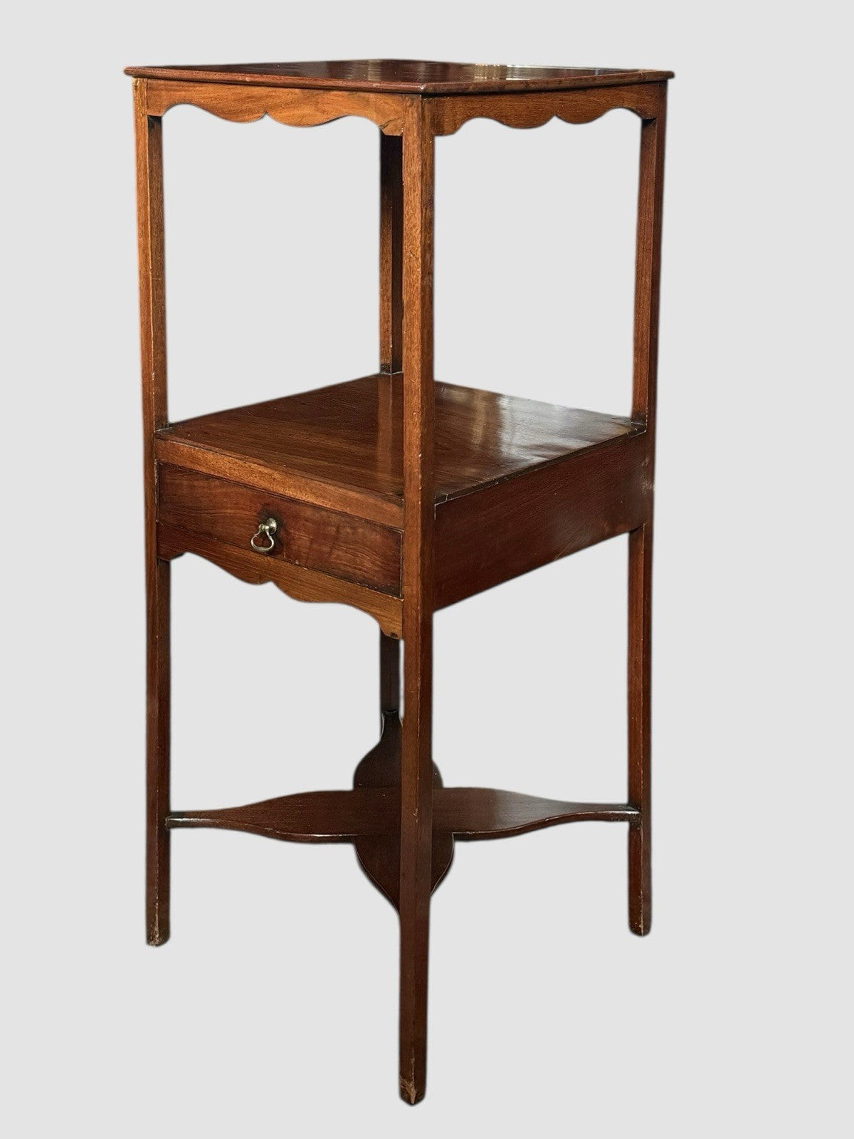 Victorian Mahogany Wash Stand Antique Dressing Table 19th Century Furniture