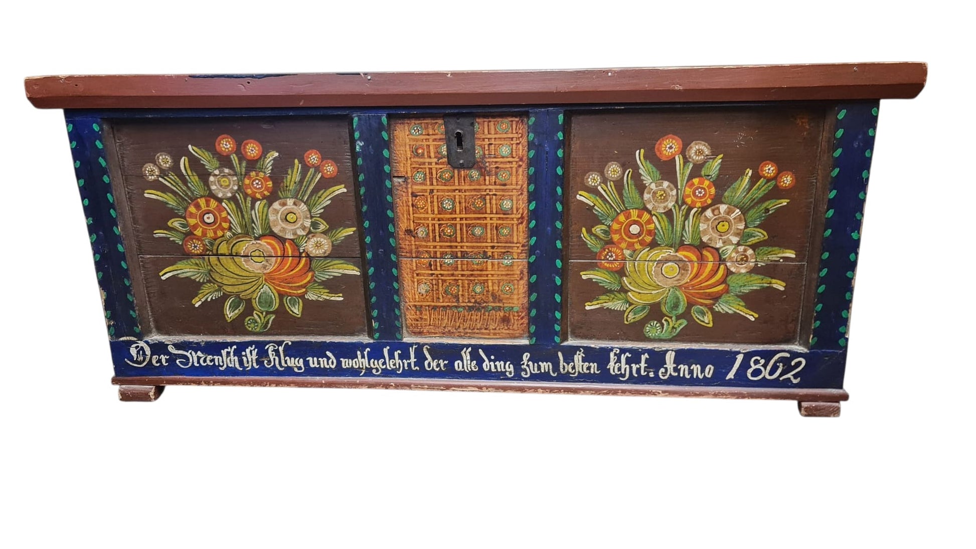 Alsation Dowery Trunk Circa 1850 - Cow Shed Collective 