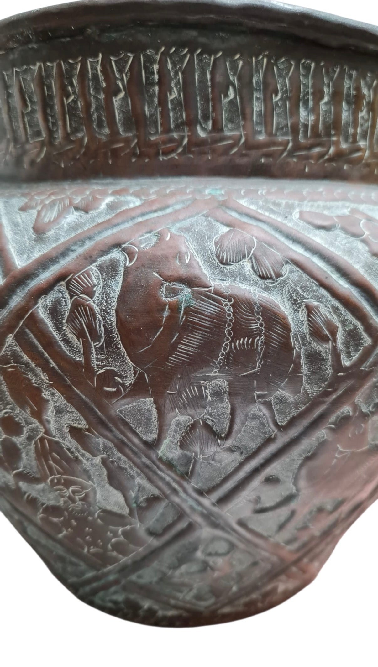 Copper Embossed Jardiniere - Cow Shed Collective 