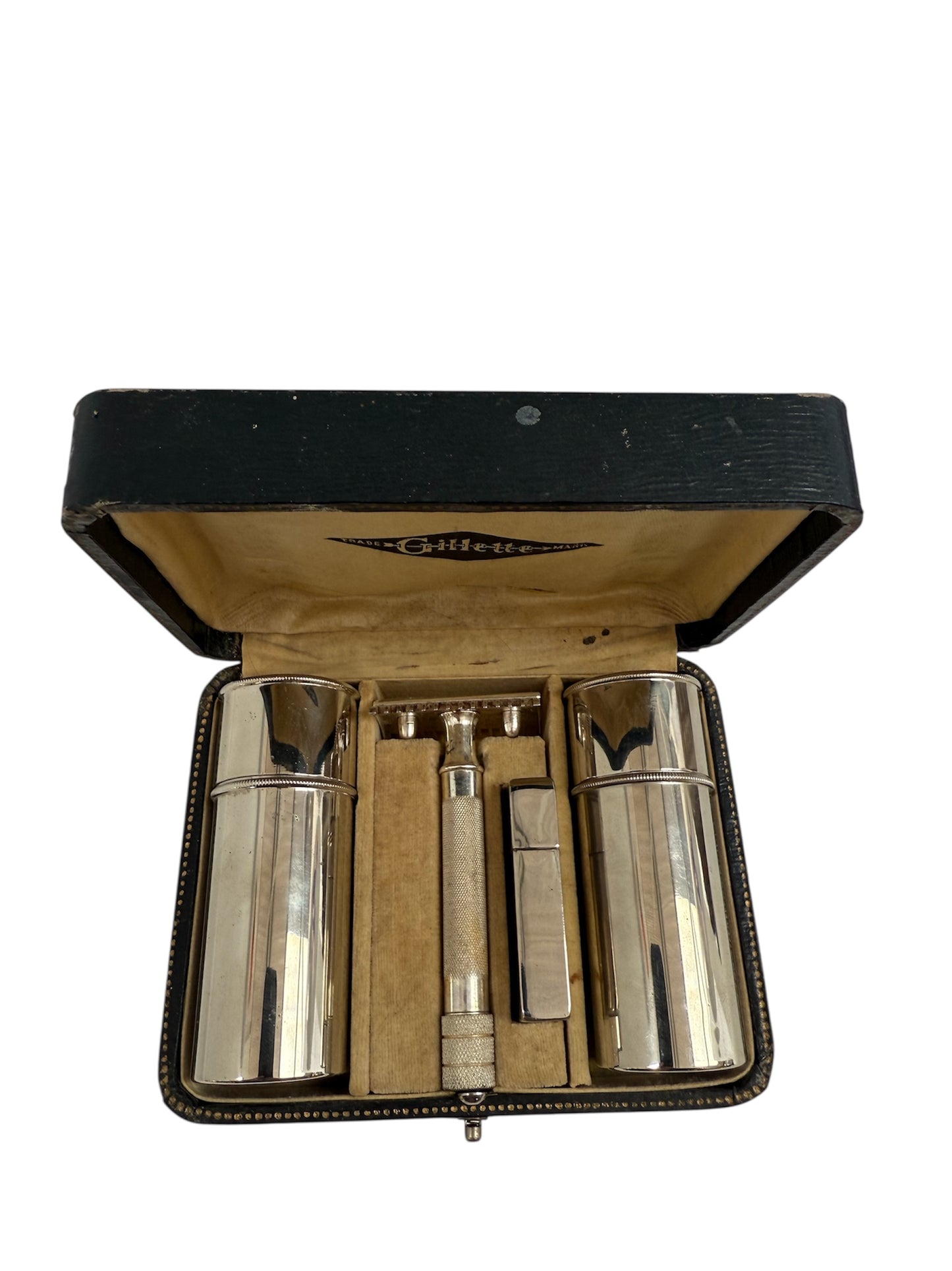1920s Gillette toiletries travel kit - Cow Shed Collective 