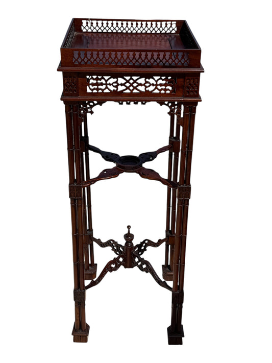 Vintage Chinese Chippendale Revival style jardiniere - Cow Shed Collective 