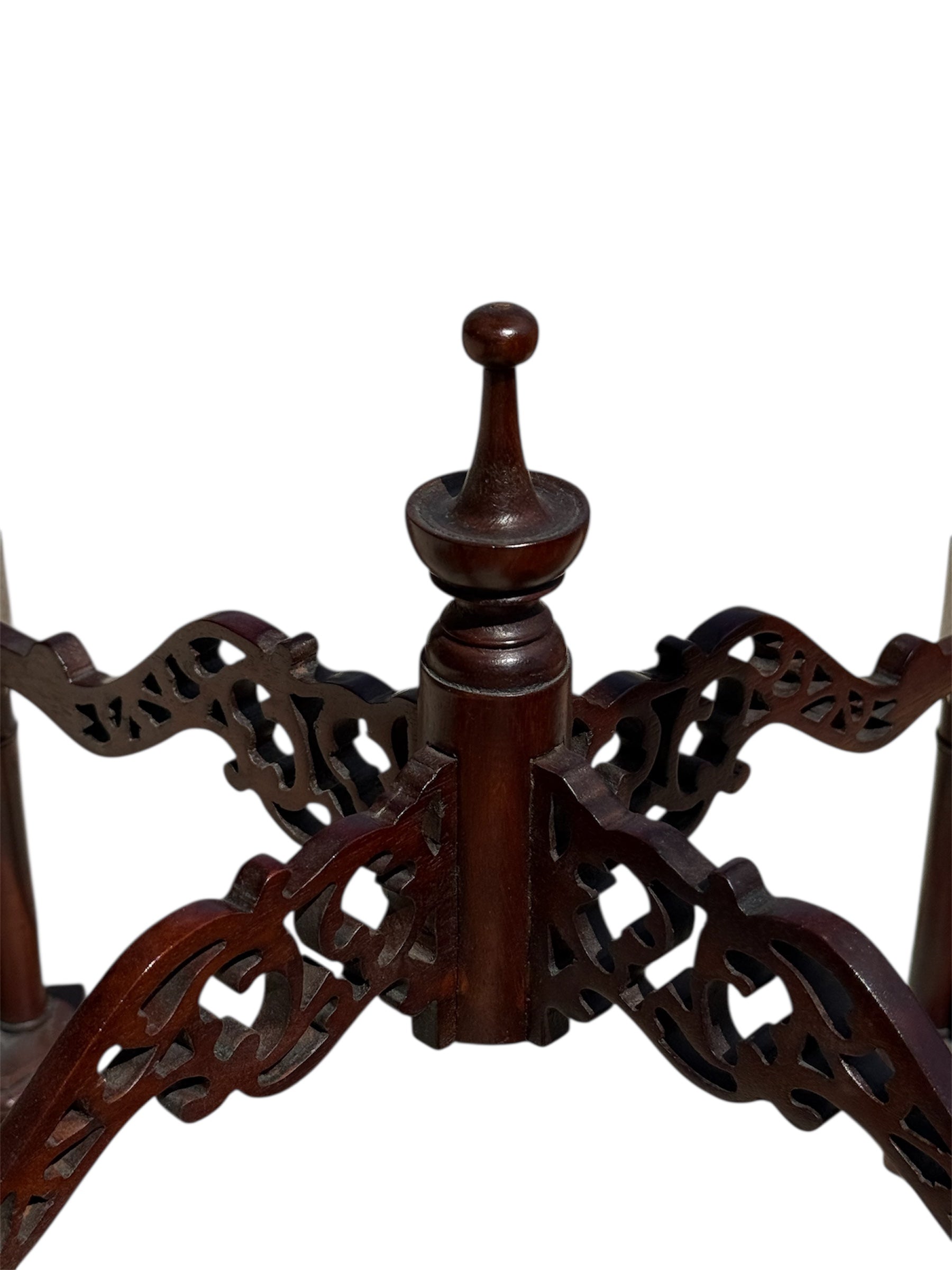 Vintage Chinese Chippendale Revival style jardiniere - Cow Shed Collective 